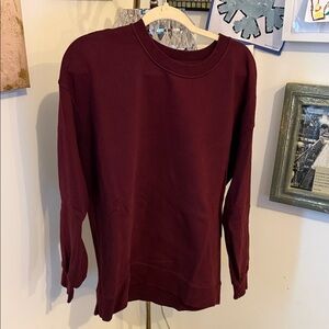 Lululemon oversized crew sweatshirt. Size 8